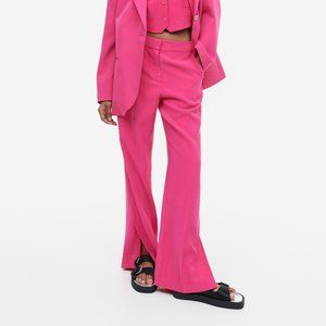H&M Hot Pink Cerise Slim Hem Pants
